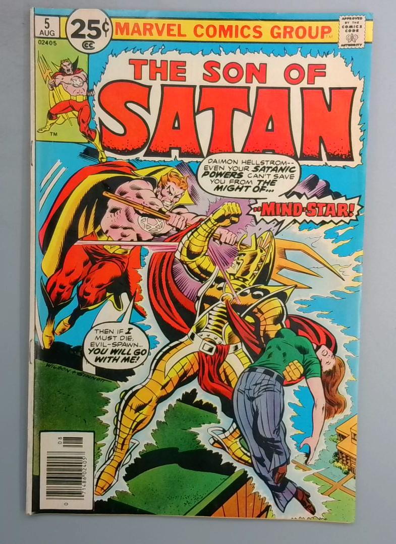 Son of Satan #5 1st Mindstar (Silas Warden) & Anubis Marvel 1976 SN1