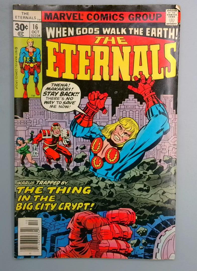 ETERNALS #16 1st Appearance of Dromedan Marvel 1977 SN1