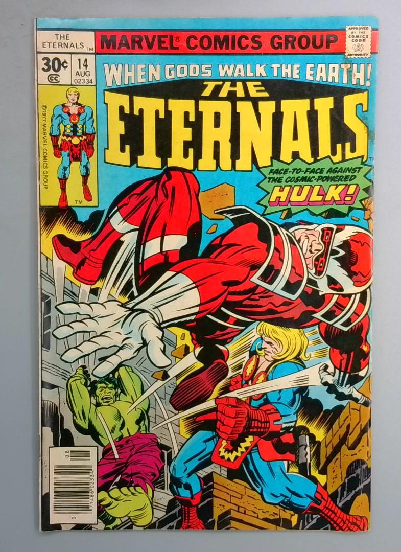 ETERNALS #14 1st Appearance of the Hulk Robot Marvel 1977 SN1
