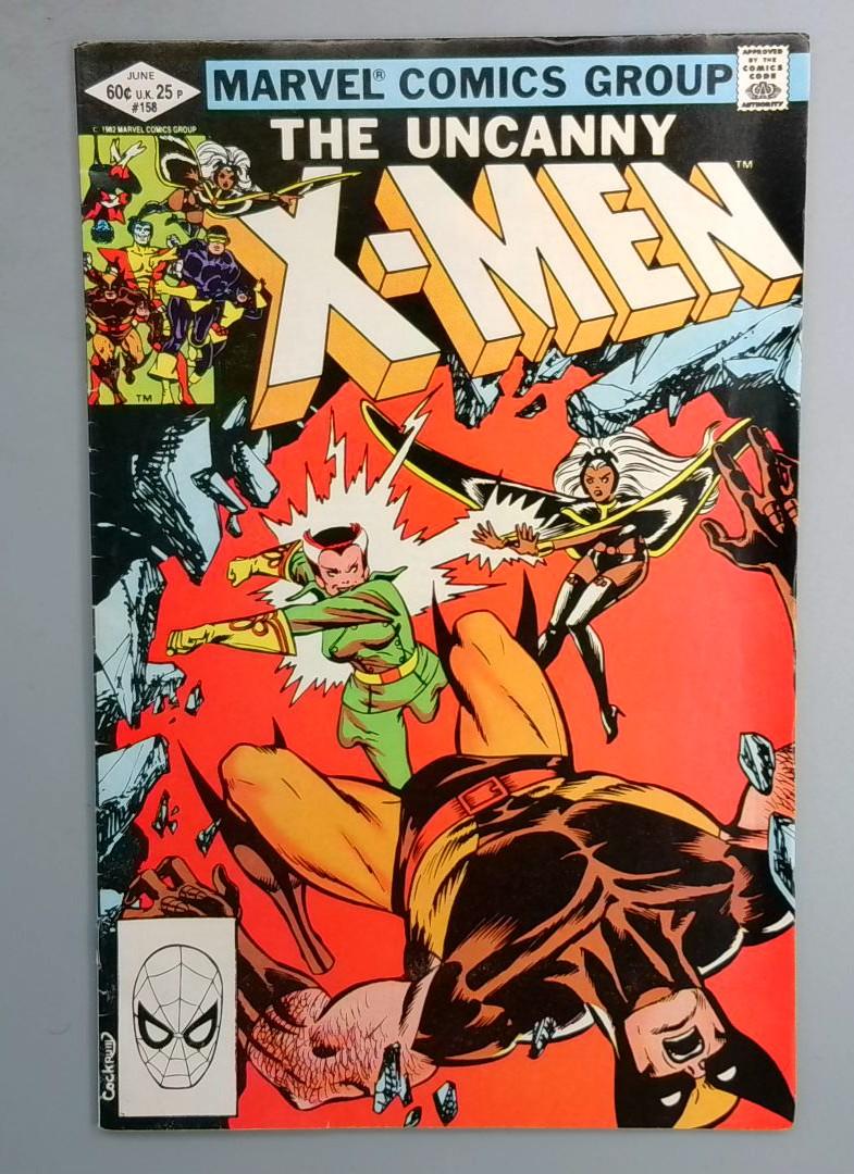 Uncanny X-Men #158 VG 2nd Rogue (Anna Marie) Marvel Comics 1982 LN1