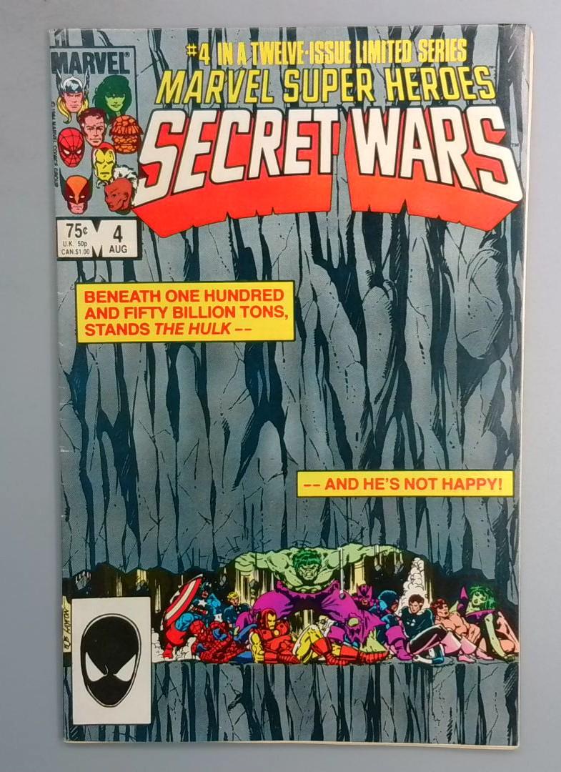 Marvel Super Heroes Secret Wars #4 1st Appearance of Zsaji Marvel 1984 LN1