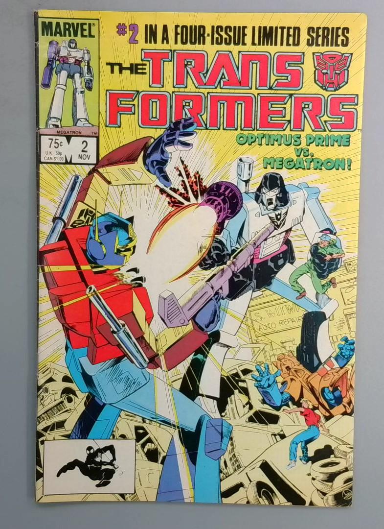 TRANSFORMERS #2 2nd Megatron DIRECT EDITION Marvel 1984 LN1