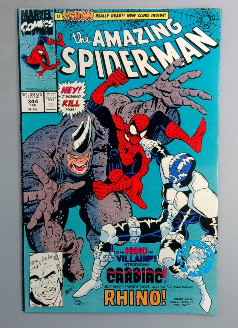 Amazing Spider-Man #344 1st Cletus Cassidy Marvel 1991 LN1