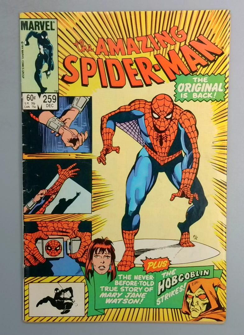 AMAZING SPIDER-MAN #259 The Origin of Mary Jane DIRECT EDITION Marvel 1984