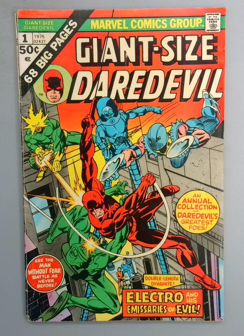 Giant-Size Daredevil #1, VG Marvel Comics, 1975 LN1