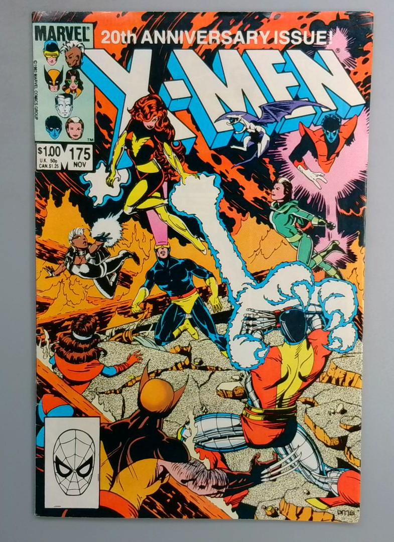 UNCANNY X-MEN #175 Anniversary Cover NEWSSTAND Marvel 1983 LN1