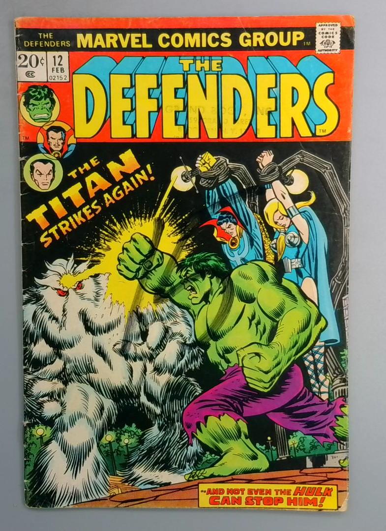 DEFENDERS #12 1st Valkyrie Sword "DRAGONFANG" Marvel 1974 LN1