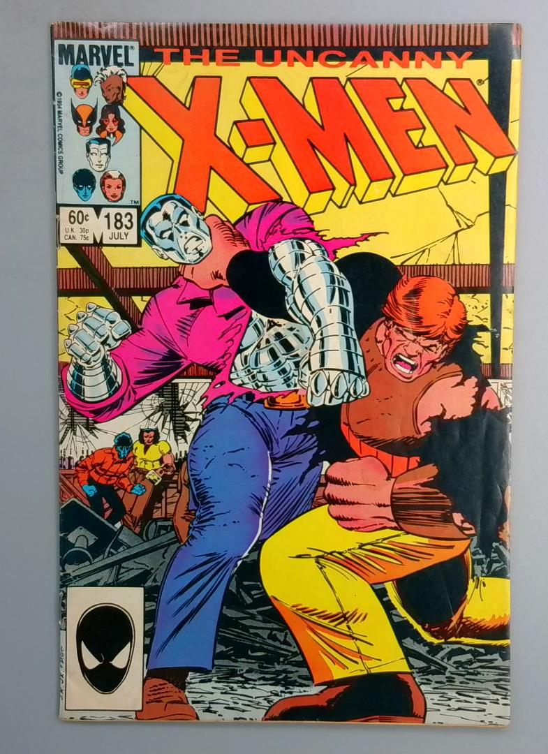 Uncanny X-Men #183 Colossus Versus Juggernaut Marvel 1984 LN1