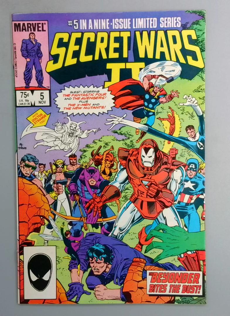 Secret Wars II #5 1st Boom-Boom (Tabitha Smith) Marvel Comics 1985 LN1