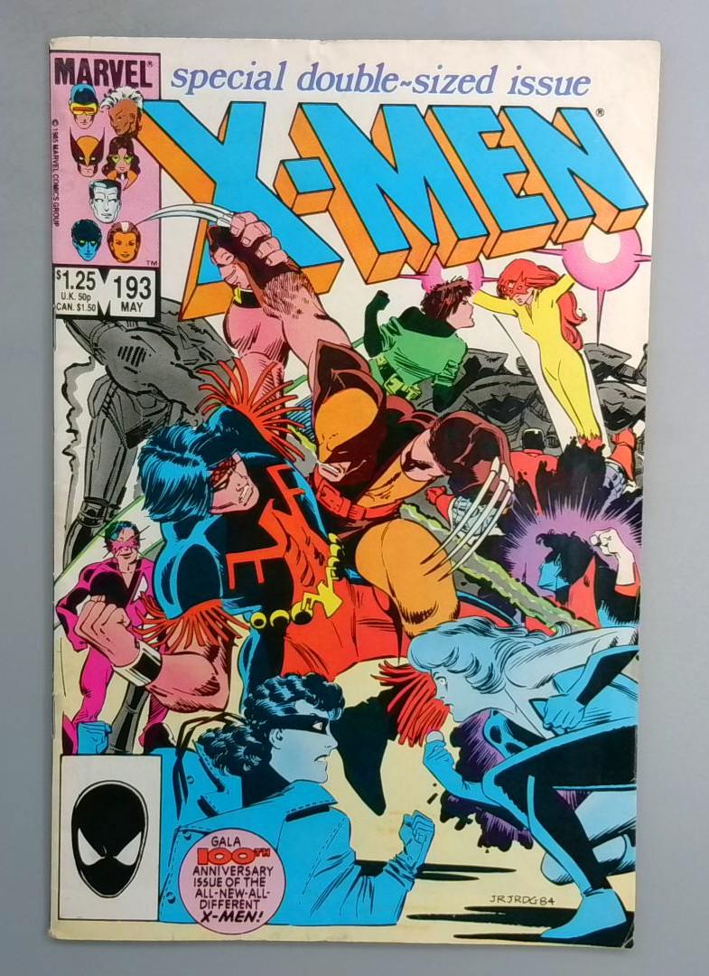 Uncanny X-Men #193 Double size. 2nd Firestar Marvel  1985 LN1