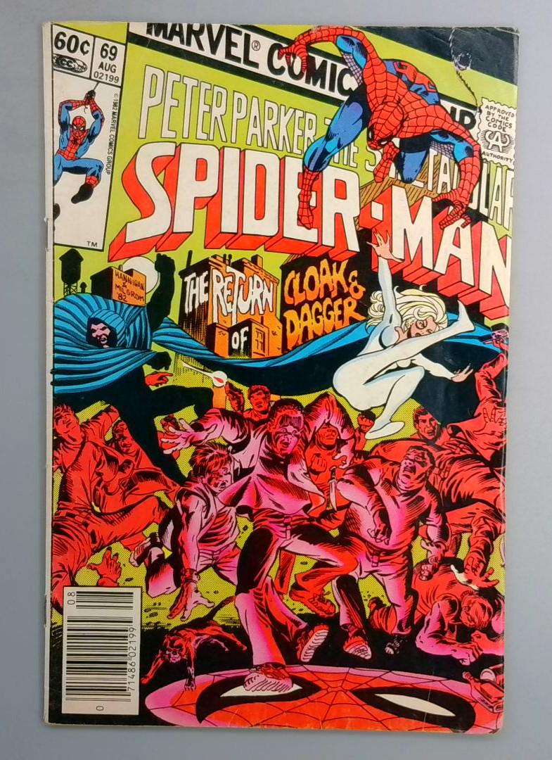Spectacular Spider-Man #69 2nd Cloak and Dagger Marvel 1982 LN1