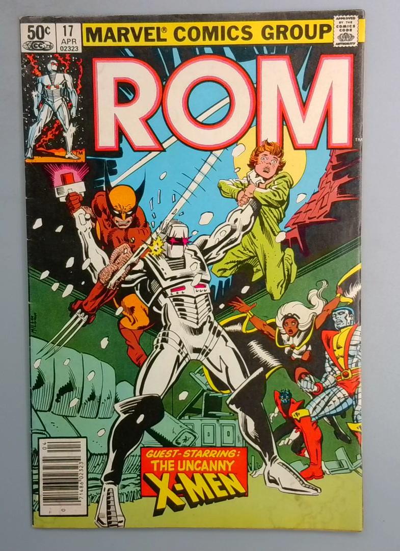 ROM #17 X-Men NEWSSTAND Marvel 1981 LN1