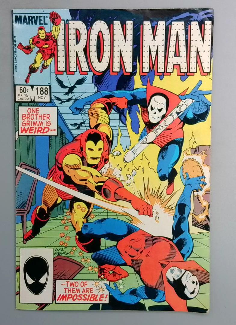 Iron Man #188, Marvel Comics, Marvel, 1987 LN1