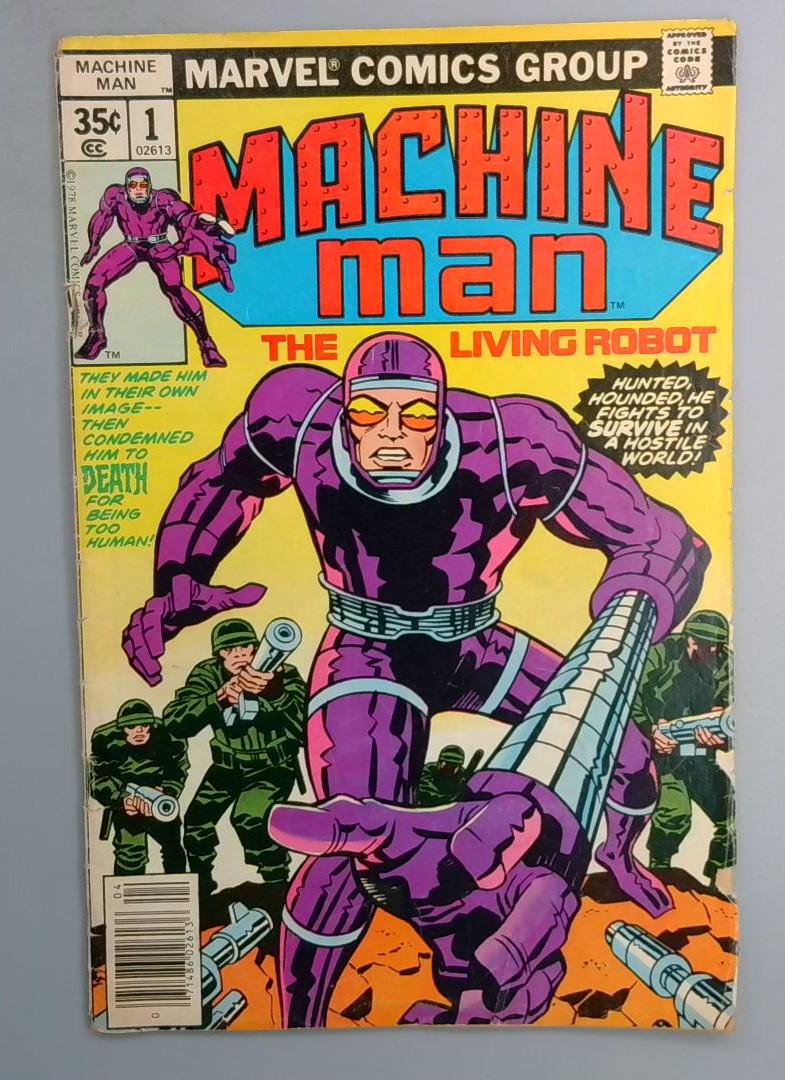 MACHINE MAN #1 Marvel 1978 LN1