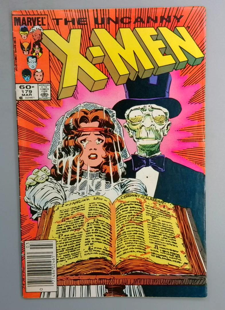 UNCANNY X-MEN #179 1st Appearance of Leech NEWSSTAND Marvel 1984 LN1