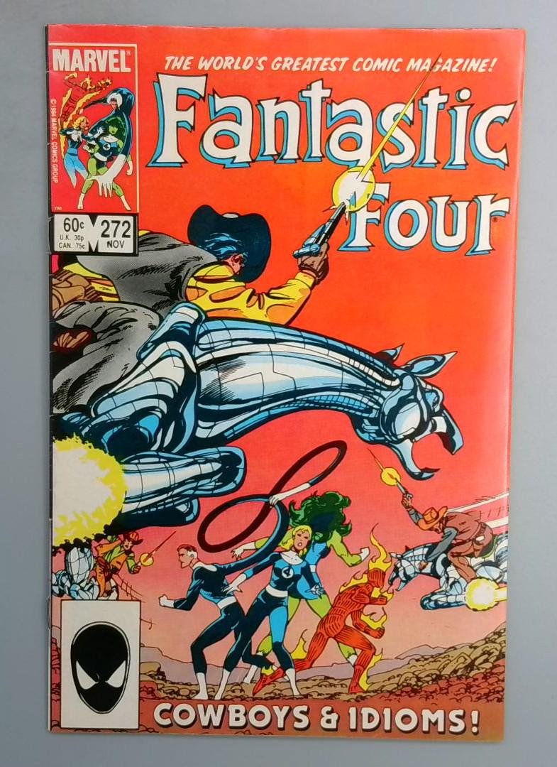 FANTASTIC FOUR #272 1st Cameo Nathaniel Richards Marvel 1983