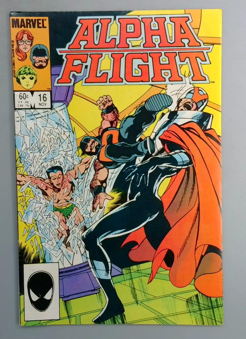 ALPHA FLIGHT #16 1st Full Appearance of Madison Jeffries Marvel 1984