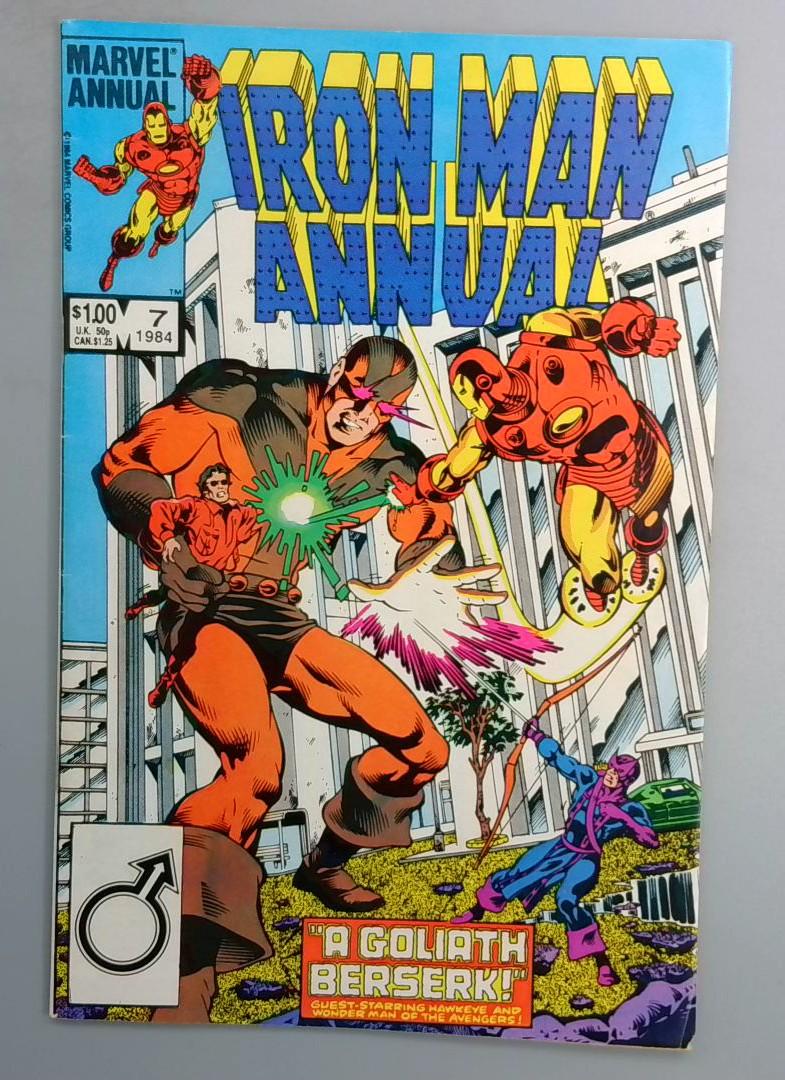 IRON MAN ANNUAL #7 DIRECT EDITION Marvel 1984 LN1