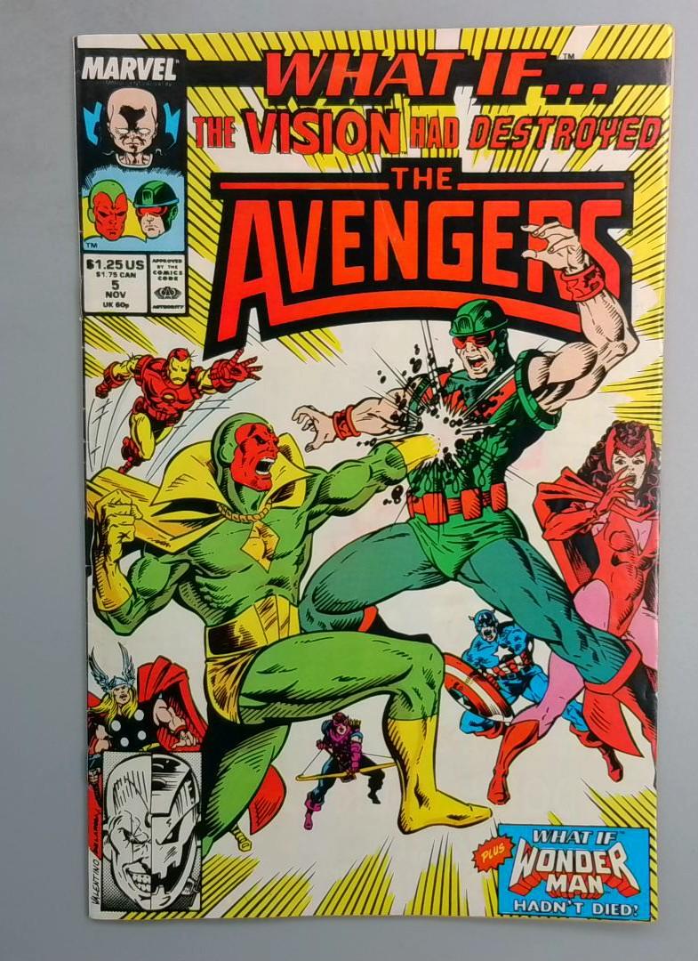 WHAT IF...? #5 The Vision Had Destroyed The Avengers? Marvel 1989