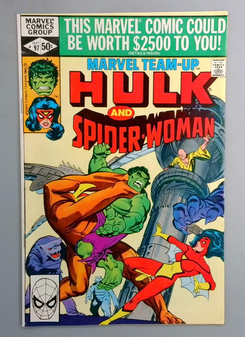 MARVEL TEAM-UP #97 Spider-woman/Hulk Marvel 1980 LN1