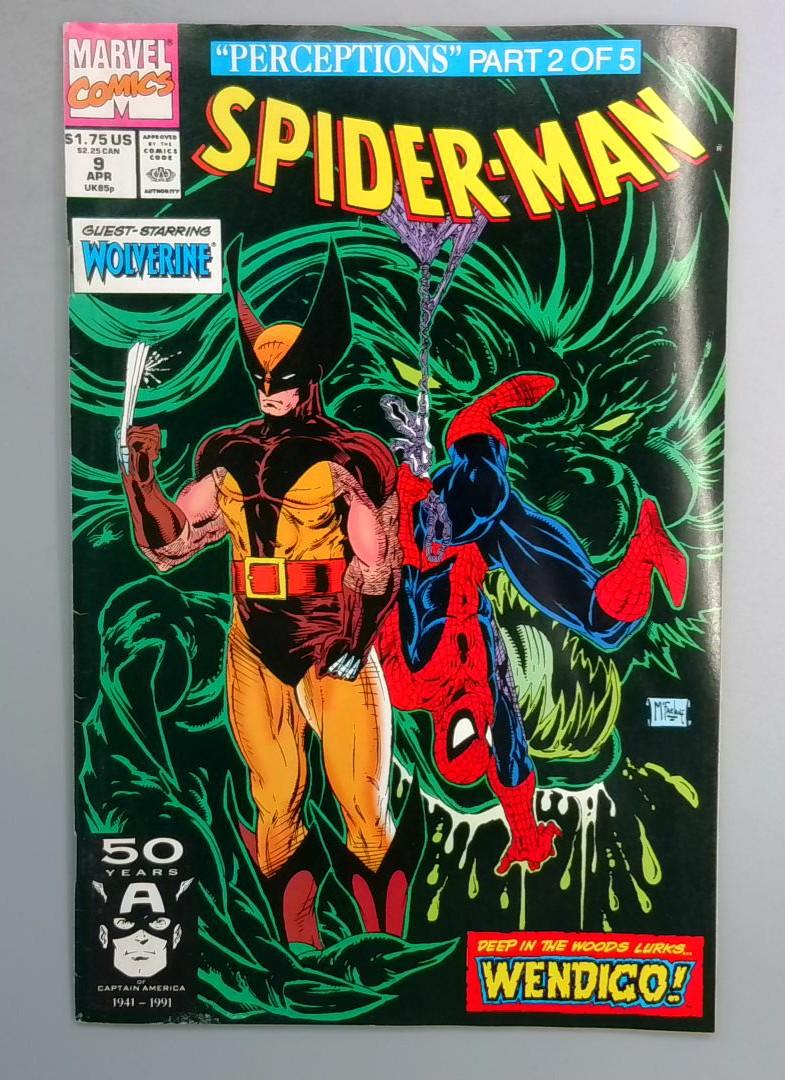 SPIDER-MAN #9 DIRECT EDITION Marvel 1991 LN1