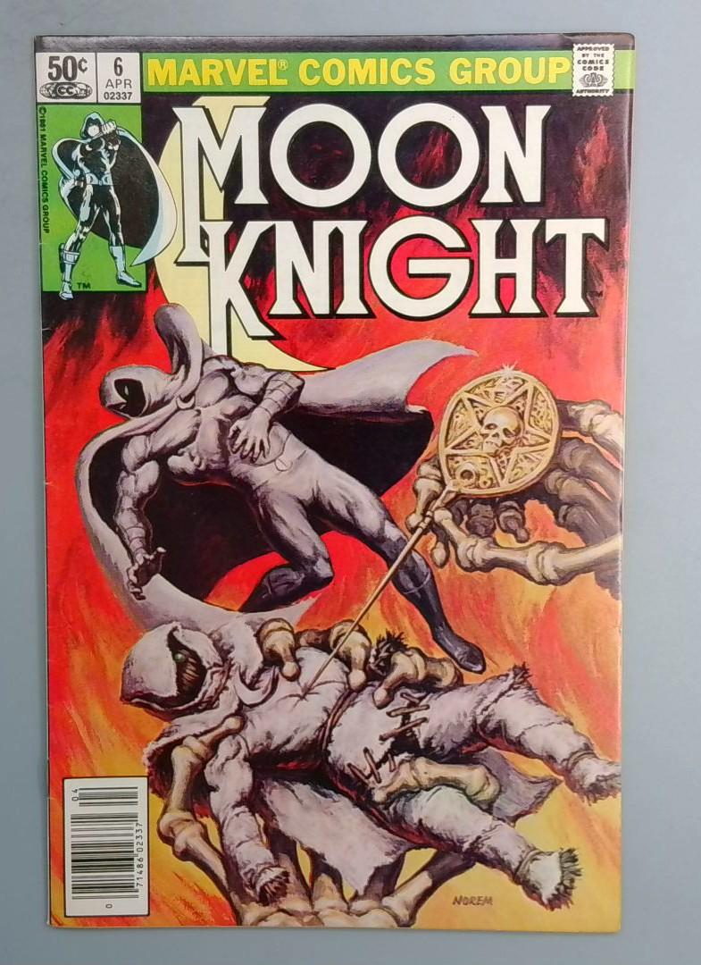 Moon Knight #6 NEWSSTAND Marvel 1981 LN1