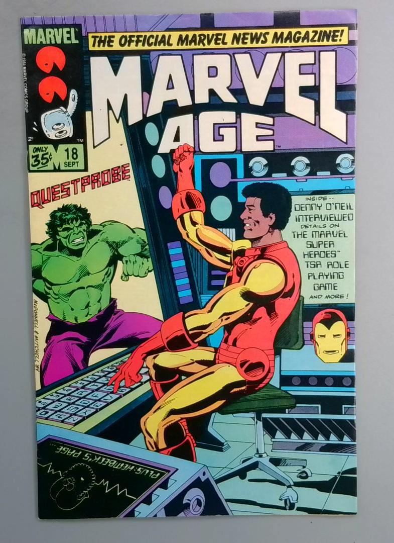 MARVEL AGE #18 Marvel 1984 LN1