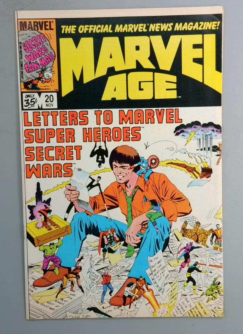 MARVEL AGE #20 VF Marvel 1984 LN1