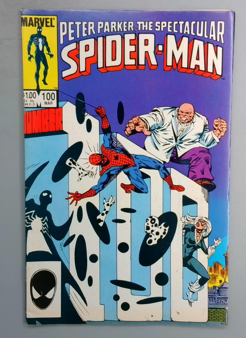 Spectacular Spider-Man #100 Double Size Issue Marvel 1985 LN1
