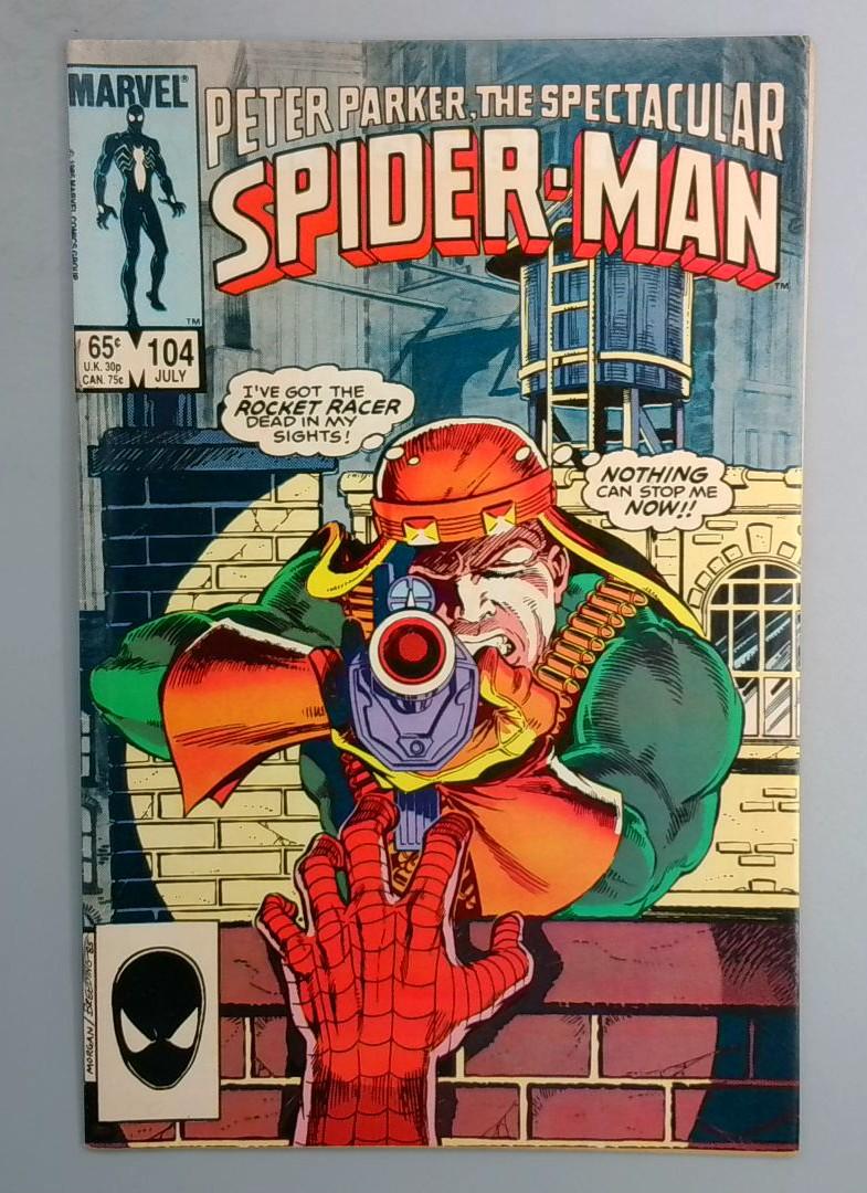 Spectacular Spider-Man #104 DIRECT EDITION Marvel 1985 LN1