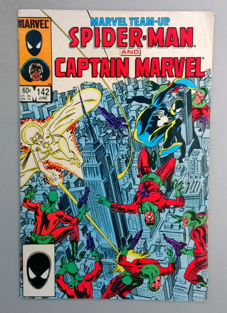 Marvel Team-Up #142 Captain Marvel DIRECT EDITION Marvel 1984 LN1