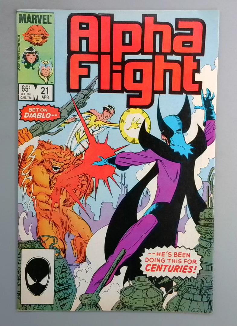 ALPHA FLIGHT #21 DIRECT EDITION Marvel 1985 LN1
