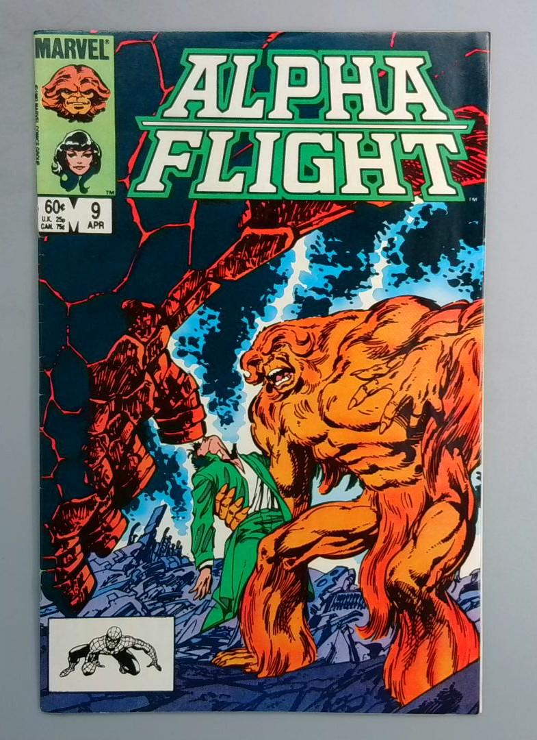 ALPHA FLIGHT #9 Super-Skrull (Kl'rt) Appearance Marvel 1984 LN1