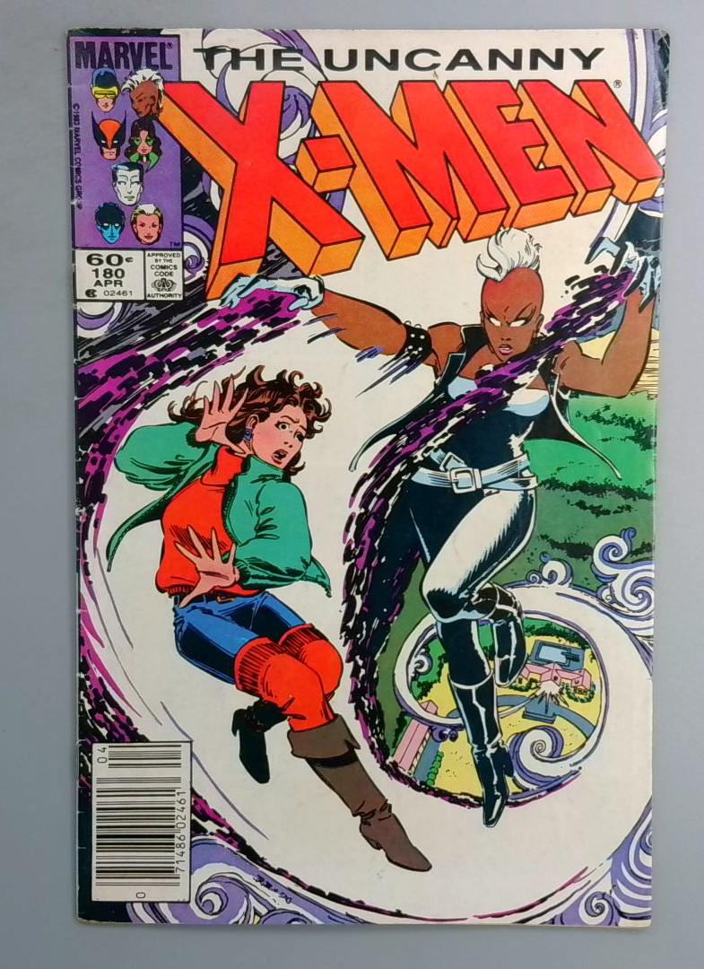 Uncanny X-Men #180 1st Cypher (Secret Wars) NJewsstand Marvel 1984 LN1