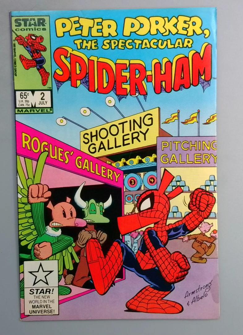 Peter Porker, the Spectacular Spider-Ham #2 Marvel Star Comics, 1986 LM1