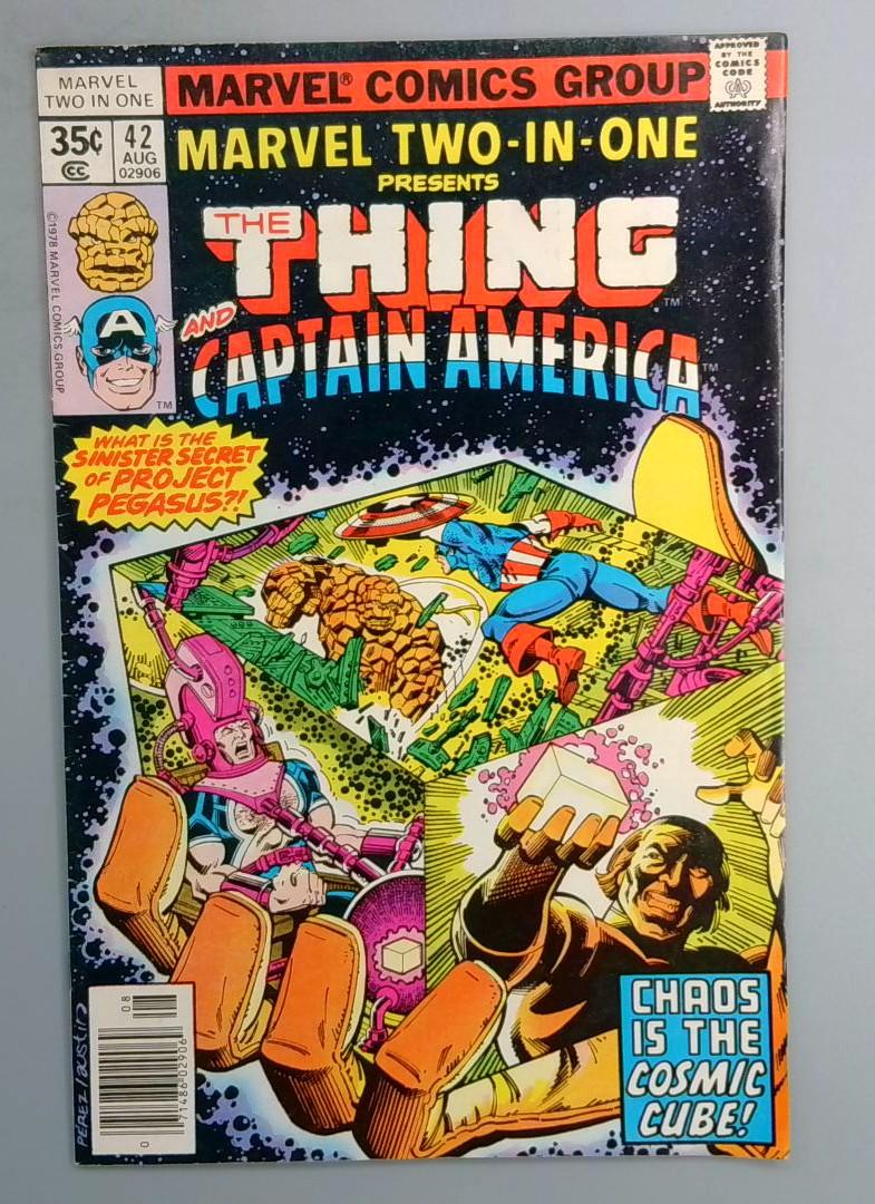 MARVEL TWO-IN-ONE #42 UK Cover Price - .12 Pence Marvel 1978 LN1