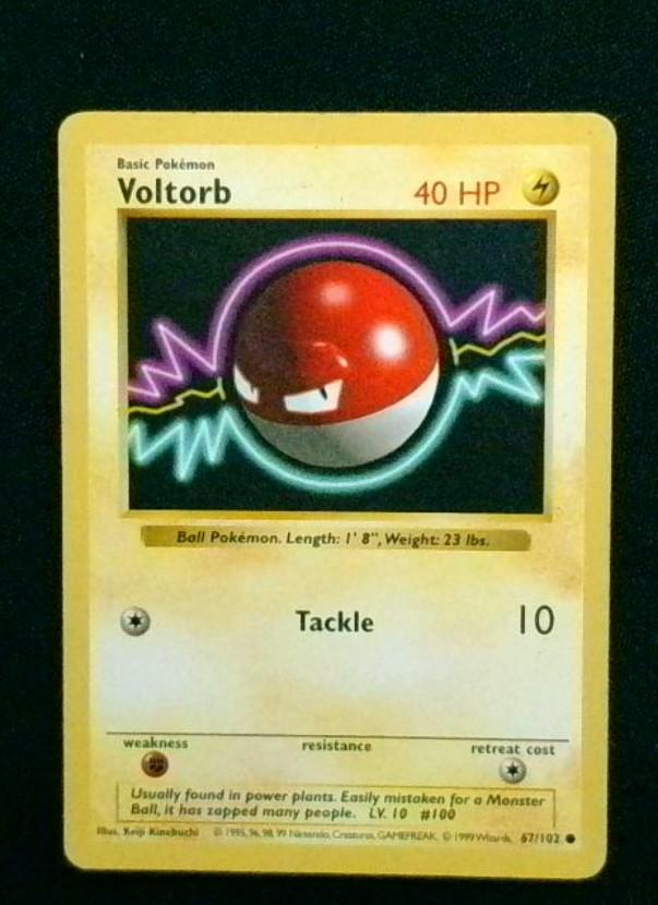 Voltorb - Base Set - 67/102 - Shadowless - 1999