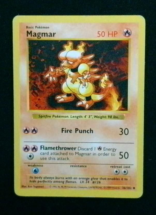 Magmar - Base Set - 24/102 - Shadowless 