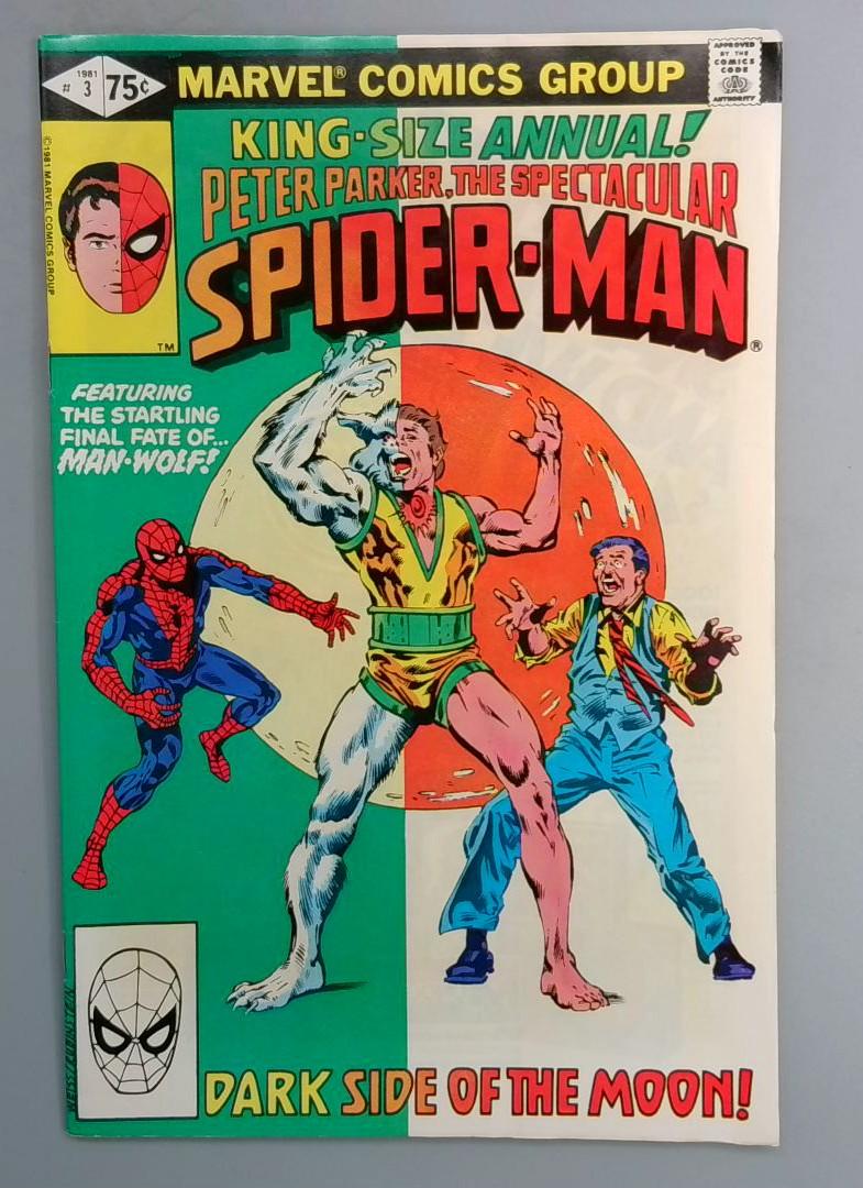 Spectacular Spider-Man Annual #3 VF Marvel 1981 SN2