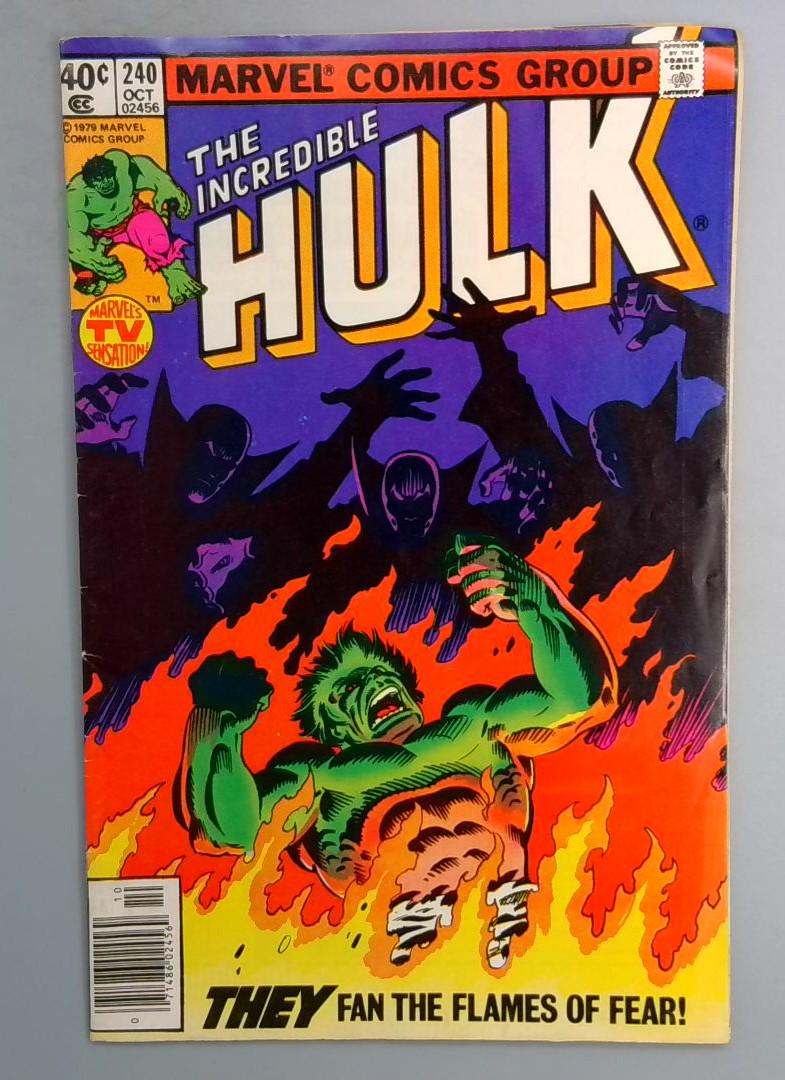 INCREDIBLE HULK #240B NEWSSTAND Marvel 1979 SN2