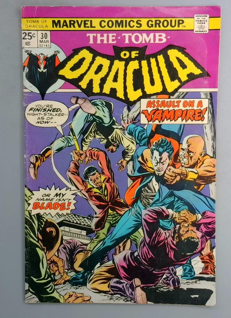 Tomb of Dracula #30 VG Blade Marvel 1975 SN2
