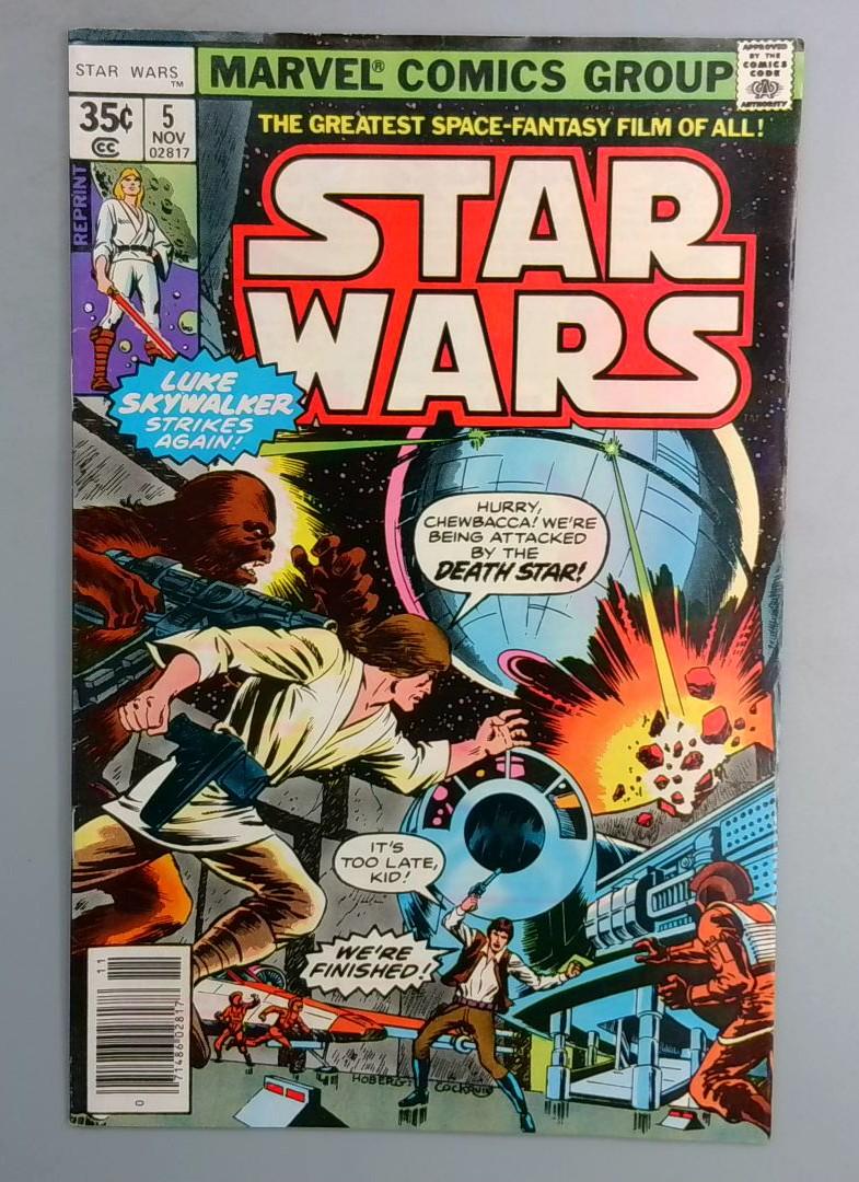Star Wars #5, FN Reprint Marvel, 1977 SN2