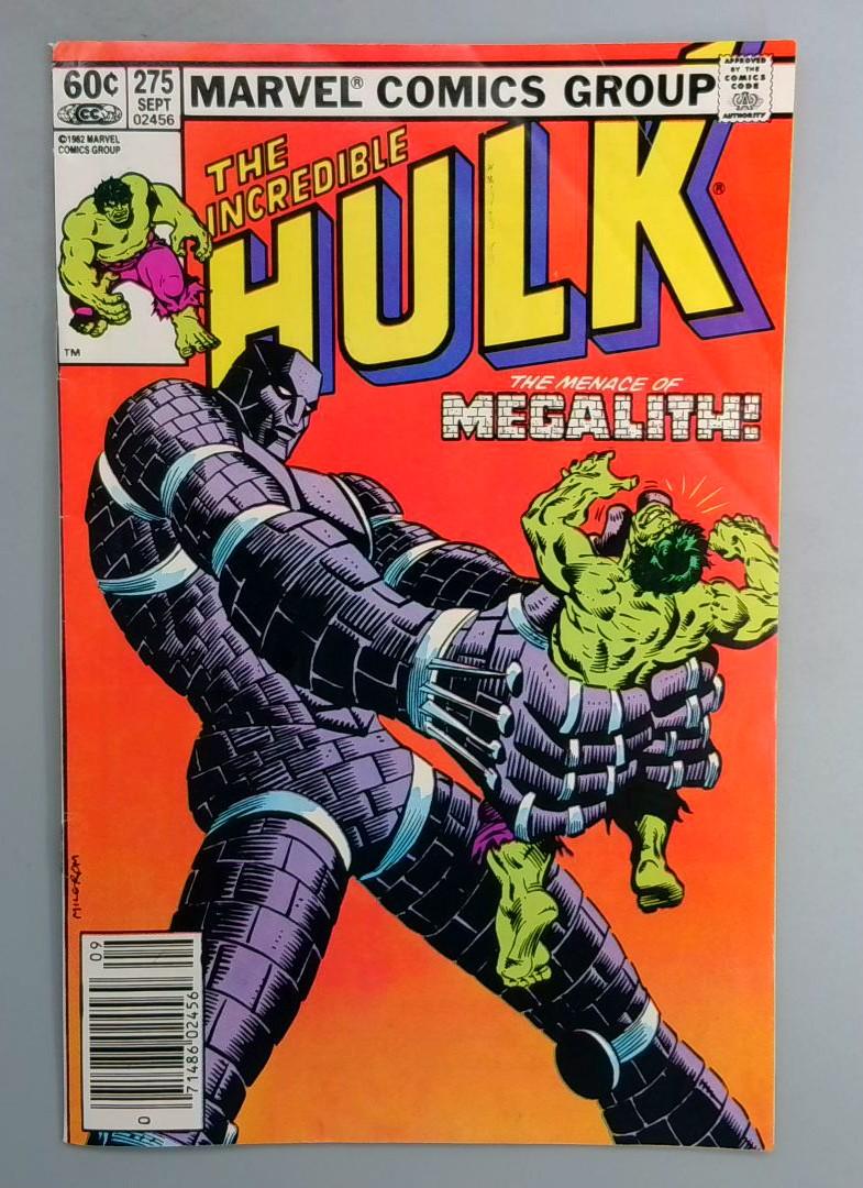 Incredible Hulk #275 NEWSSTAND Marvel 1982 SN2