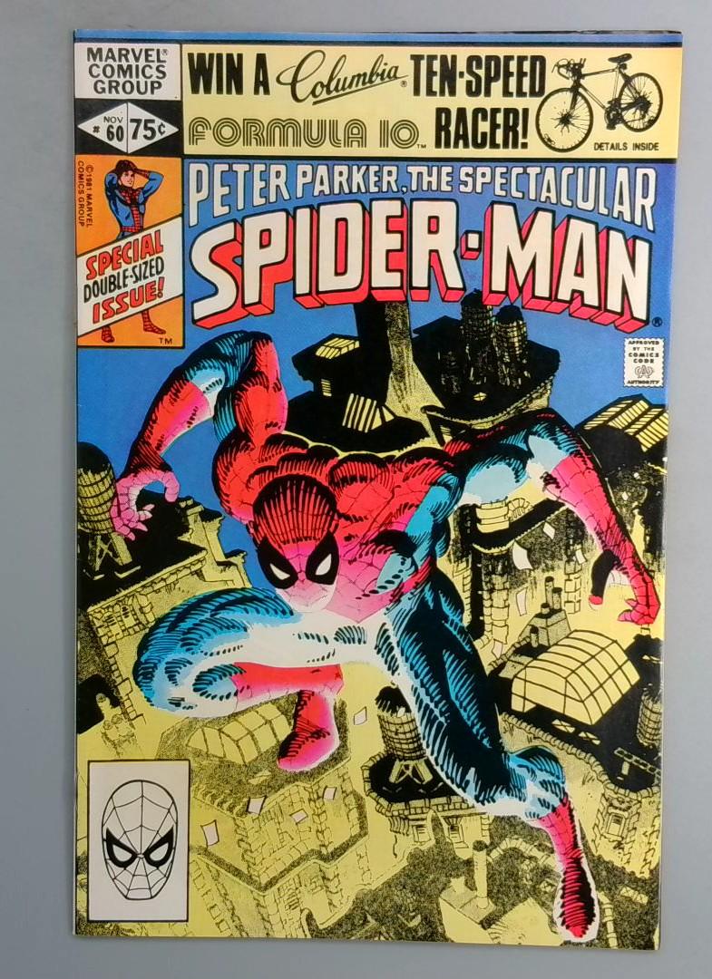 Spectacular Spider-Man #60 VF/NM Origin of Spider-Man Marvel 1981 SN2