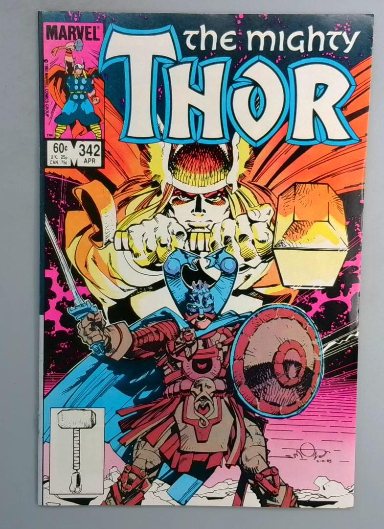 Thor #342 VF DIRECT EDITION Marvel 1984 SN2