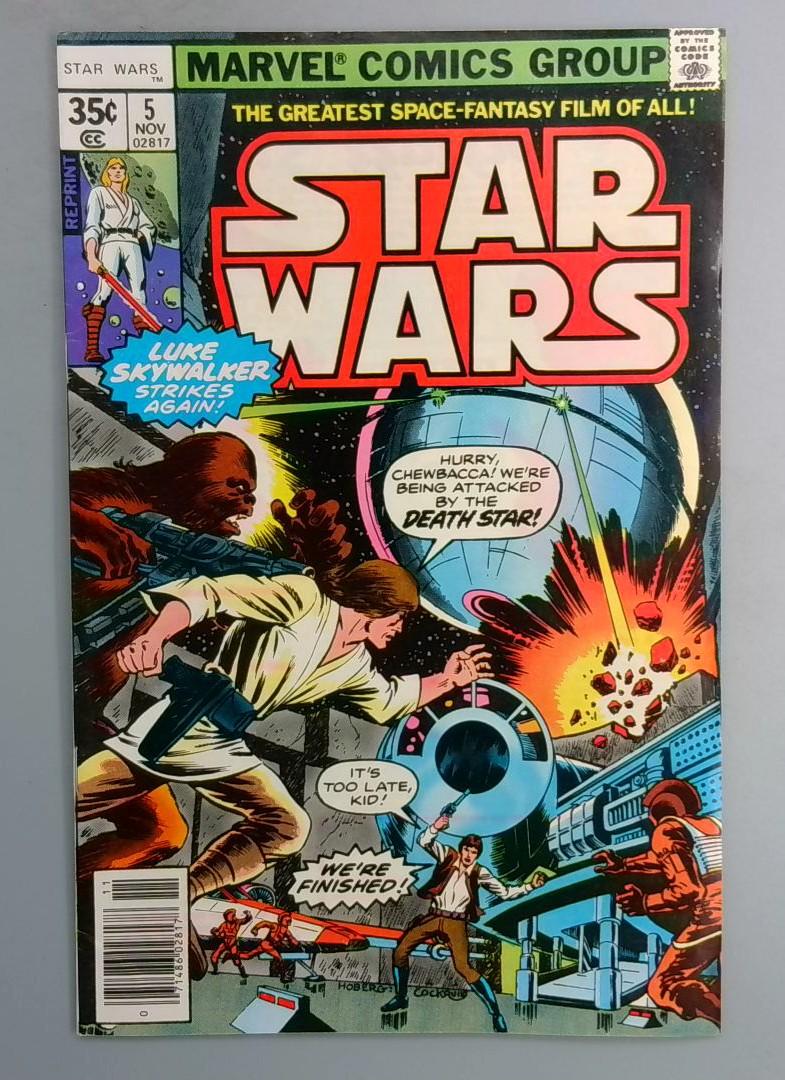 Star Wars #5, VF- Reprint Marvel, 1977 SN2