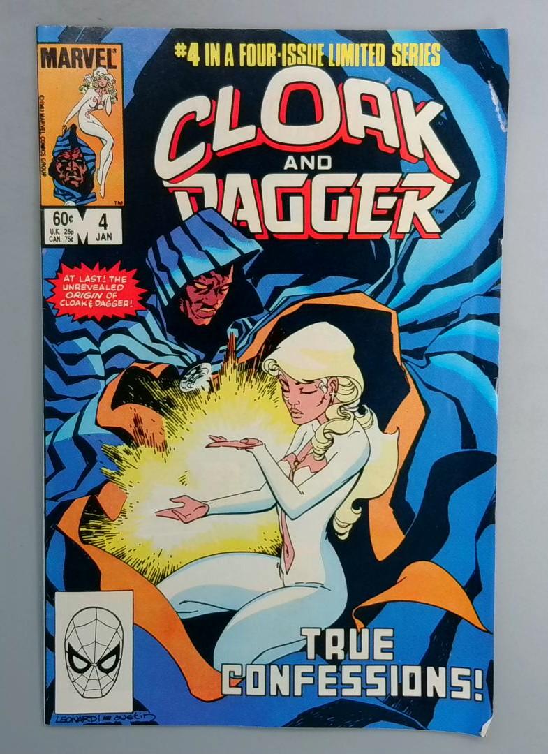 CLOAK AND DAGGER #4 DIRECT EDITION Marvel 1984 SN2