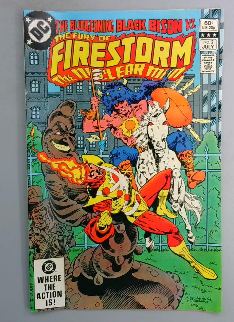 FURY OF FIRESTORM #2 2nd Appearance of Black Bison DC 1982 SN2