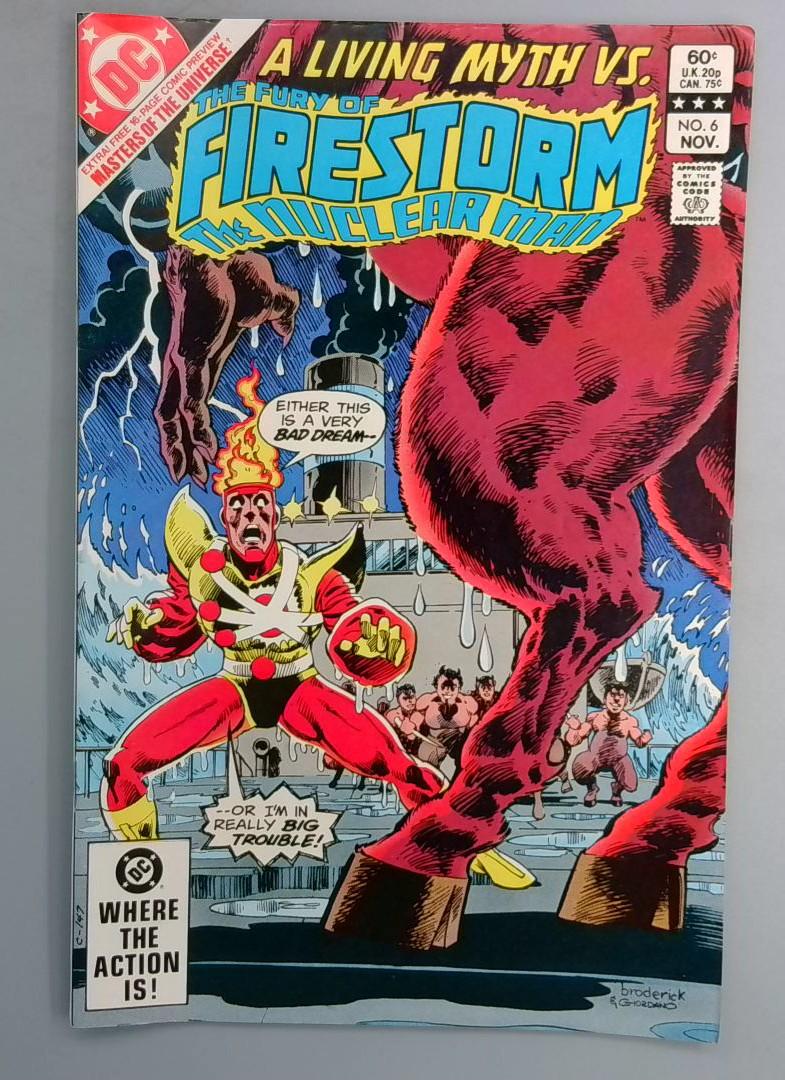 Fury of Firestorm #6 VF 16-Page Masters of the Universe Preview DC 1983 SN2