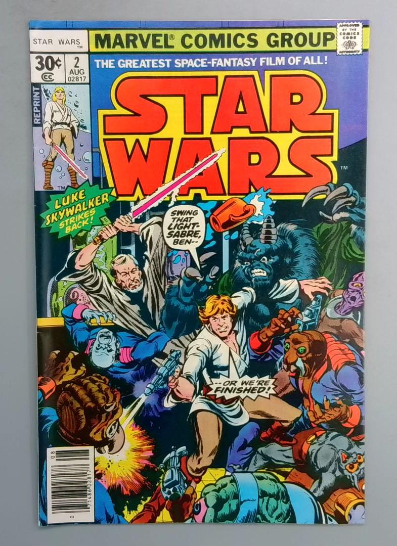 Star Wars #2, VF Reprint Marvel, 1977 SN2